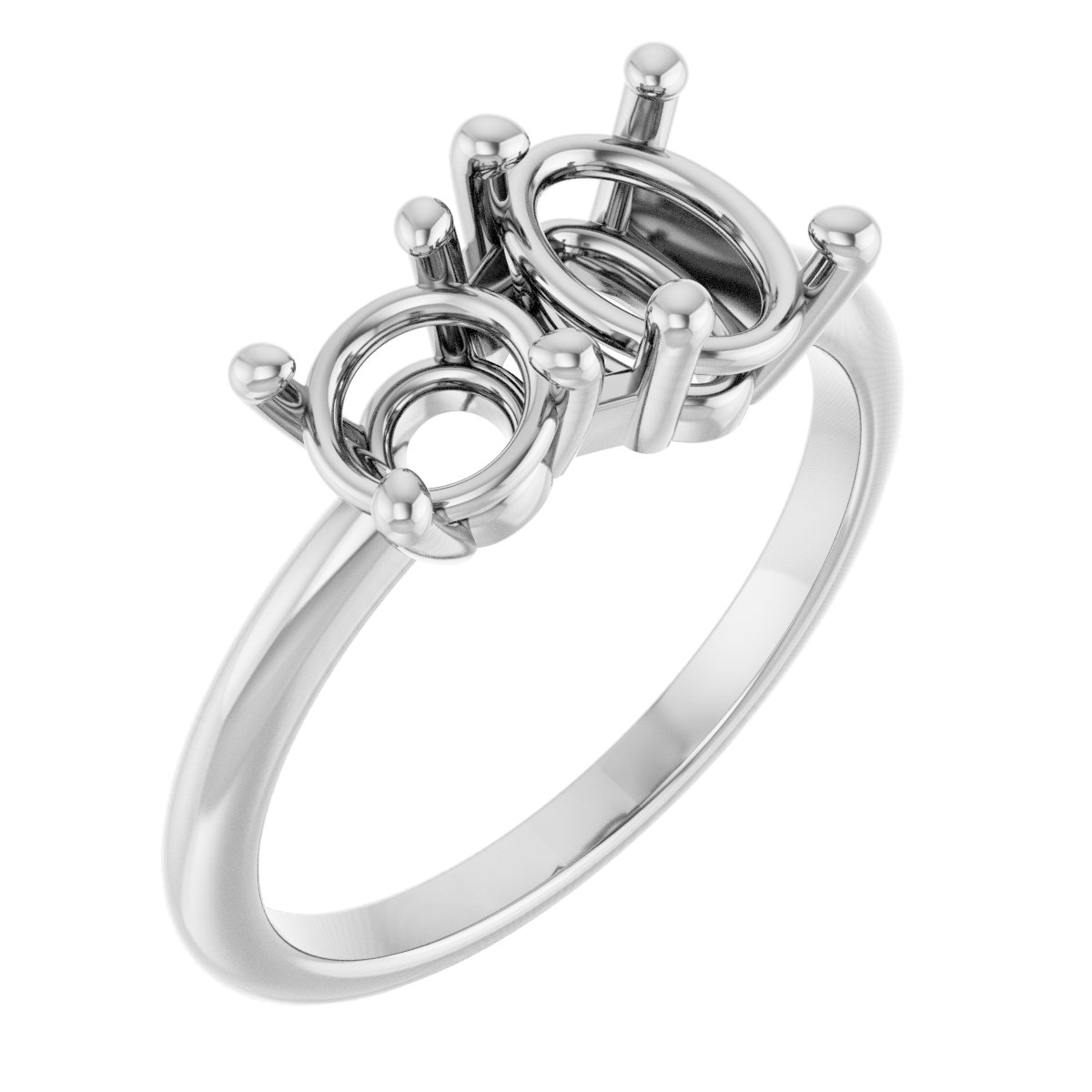 Two-Stone Engagement Ring or Band