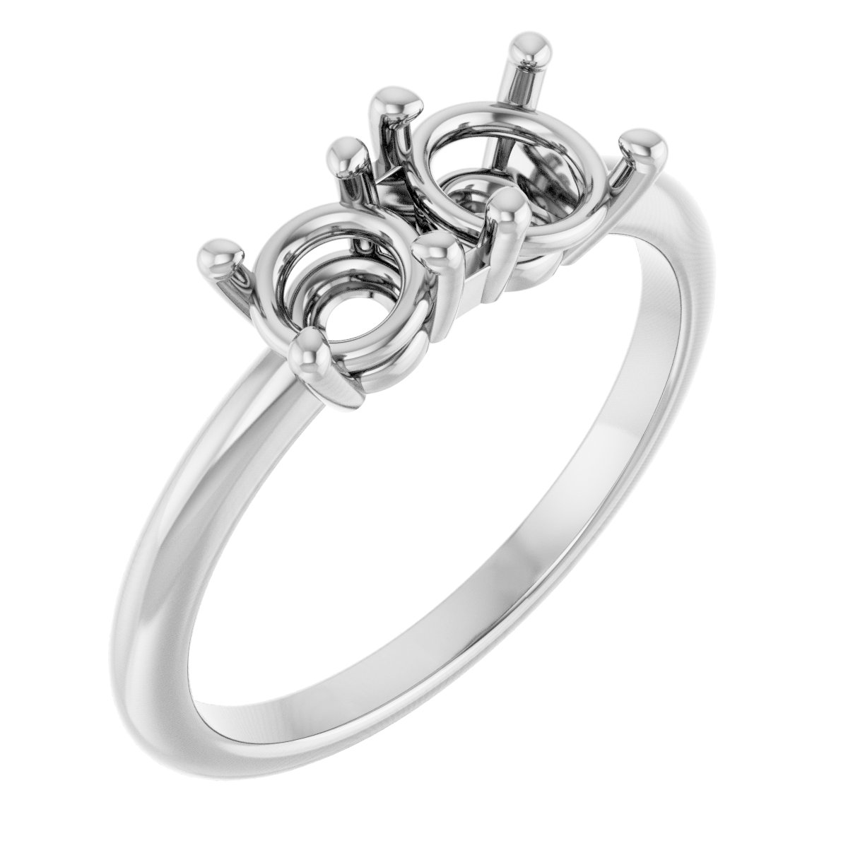 Two-Stone Engagement Ring or Band