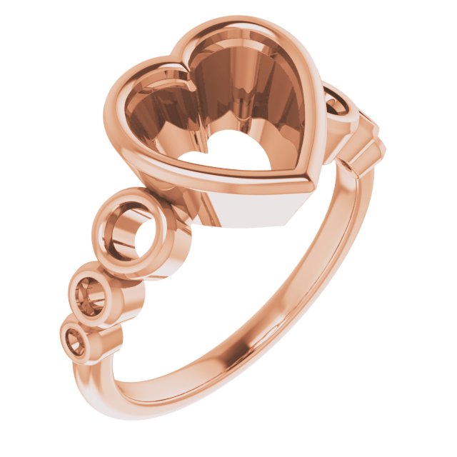 Bezel-Set Seven-Stone Engagement Ring