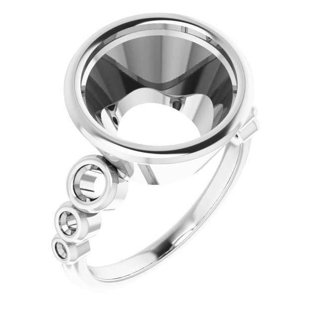 Bezel-Set Seven-Stone Engagement Ring