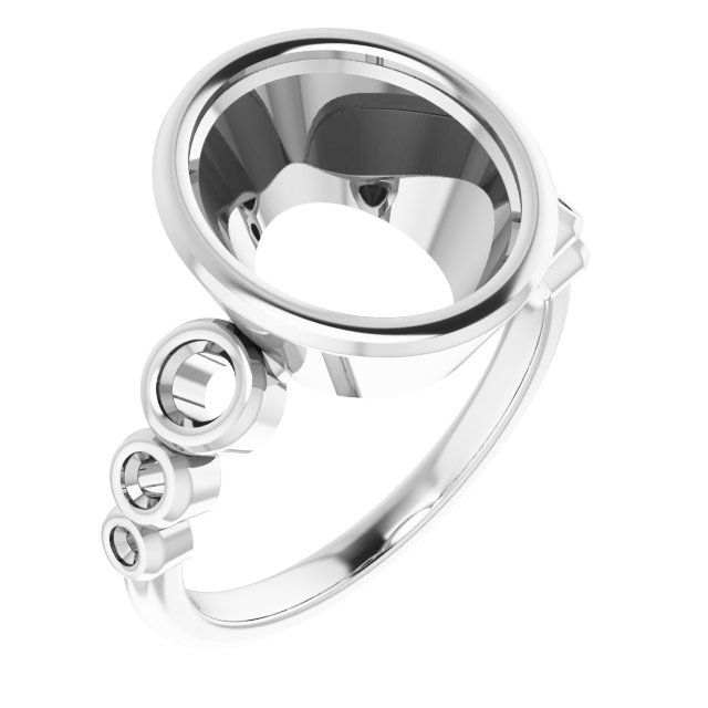 Bezel-Set Seven-Stone Engagement Ring