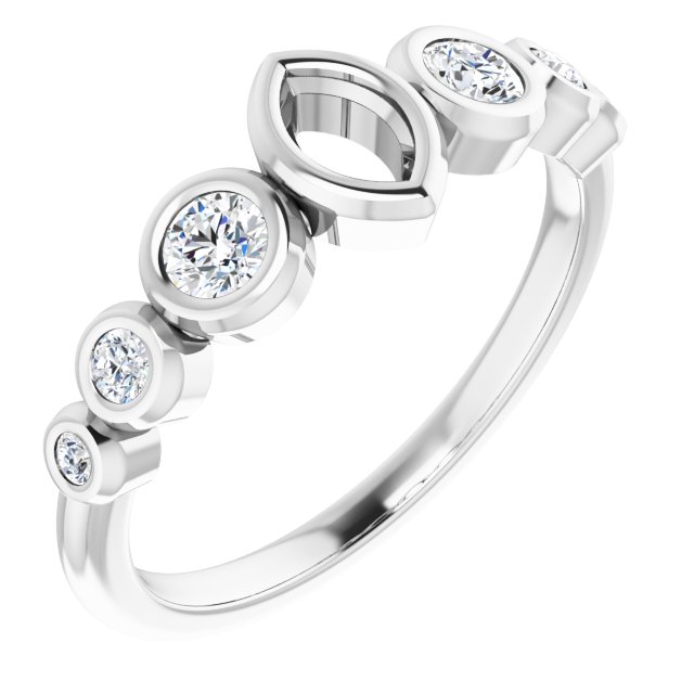 14k White Gold