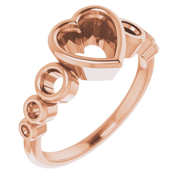 Bezel-Set Seven-Stone Engagement Ring