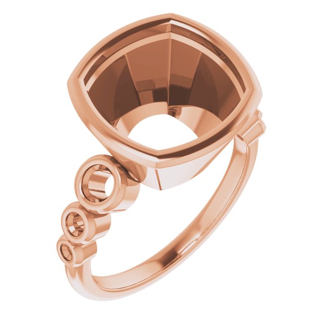 Bezel-Set Seven-Stone Engagement Ring