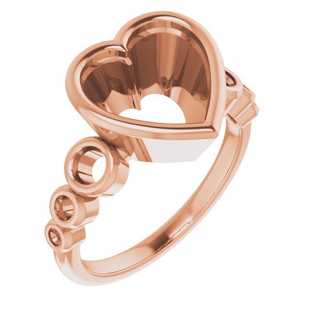 Bezel-Set Seven-Stone Engagement Ring
