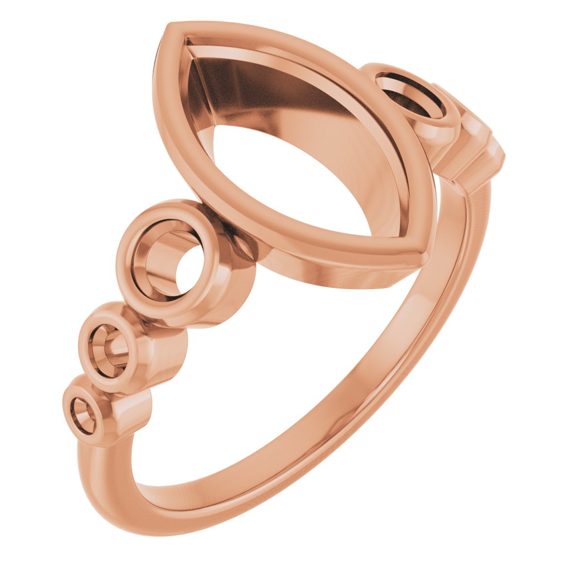 Bezel-Set Seven-Stone Engagement Ring