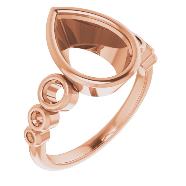Bezel-Set Seven-Stone Engagement Ring