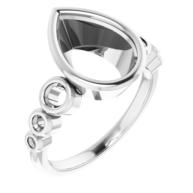 Bezel-Set Seven-Stone Engagement Ring