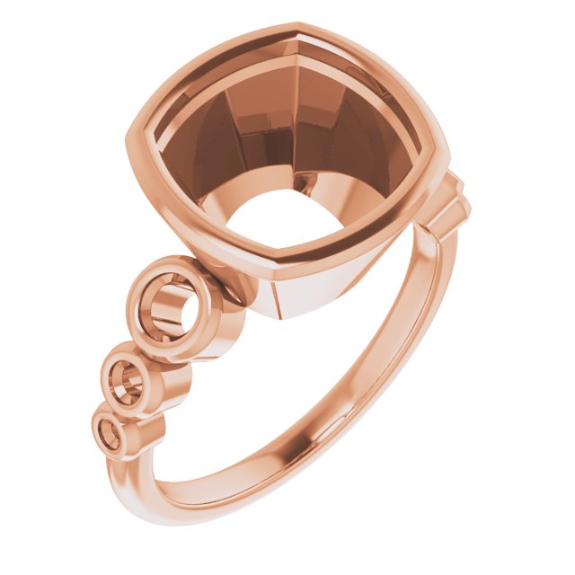 Bezel-Set Seven-Stone Engagement Ring
