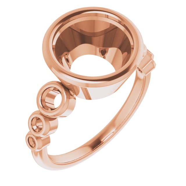 Bezel-Set Seven-Stone Engagement Ring