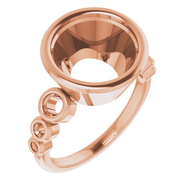Bezel-Set Seven-Stone Engagement Ring