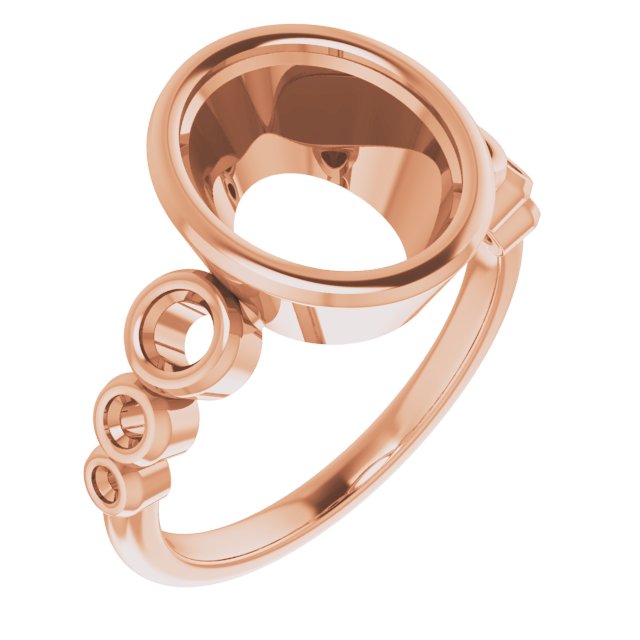 Bezel-Set Seven-Stone Engagement Ring