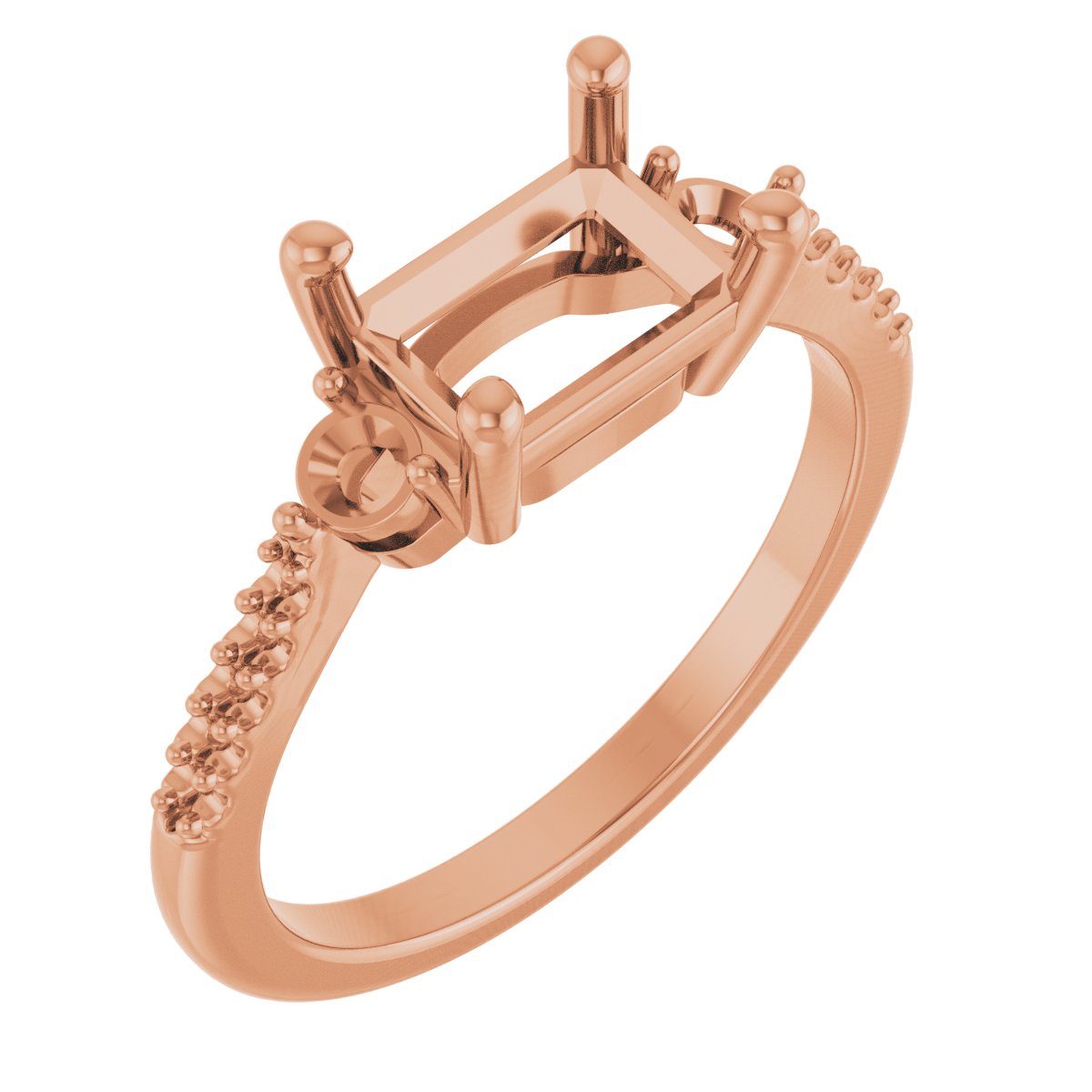 Accented Engagement Ring or Band
