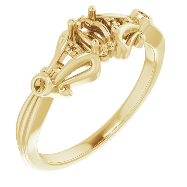 14k Yellow Gold