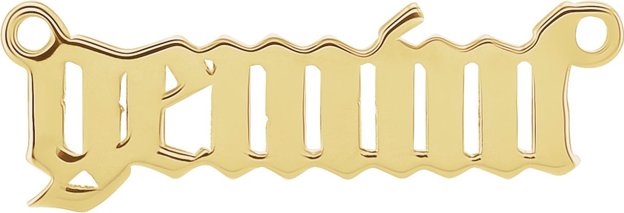 Gothic Zodiac Necklace Center