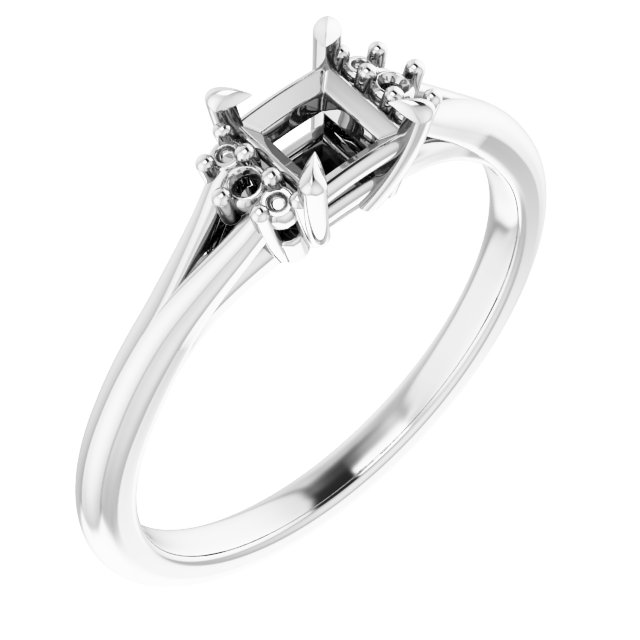 Accented Engagement Ring