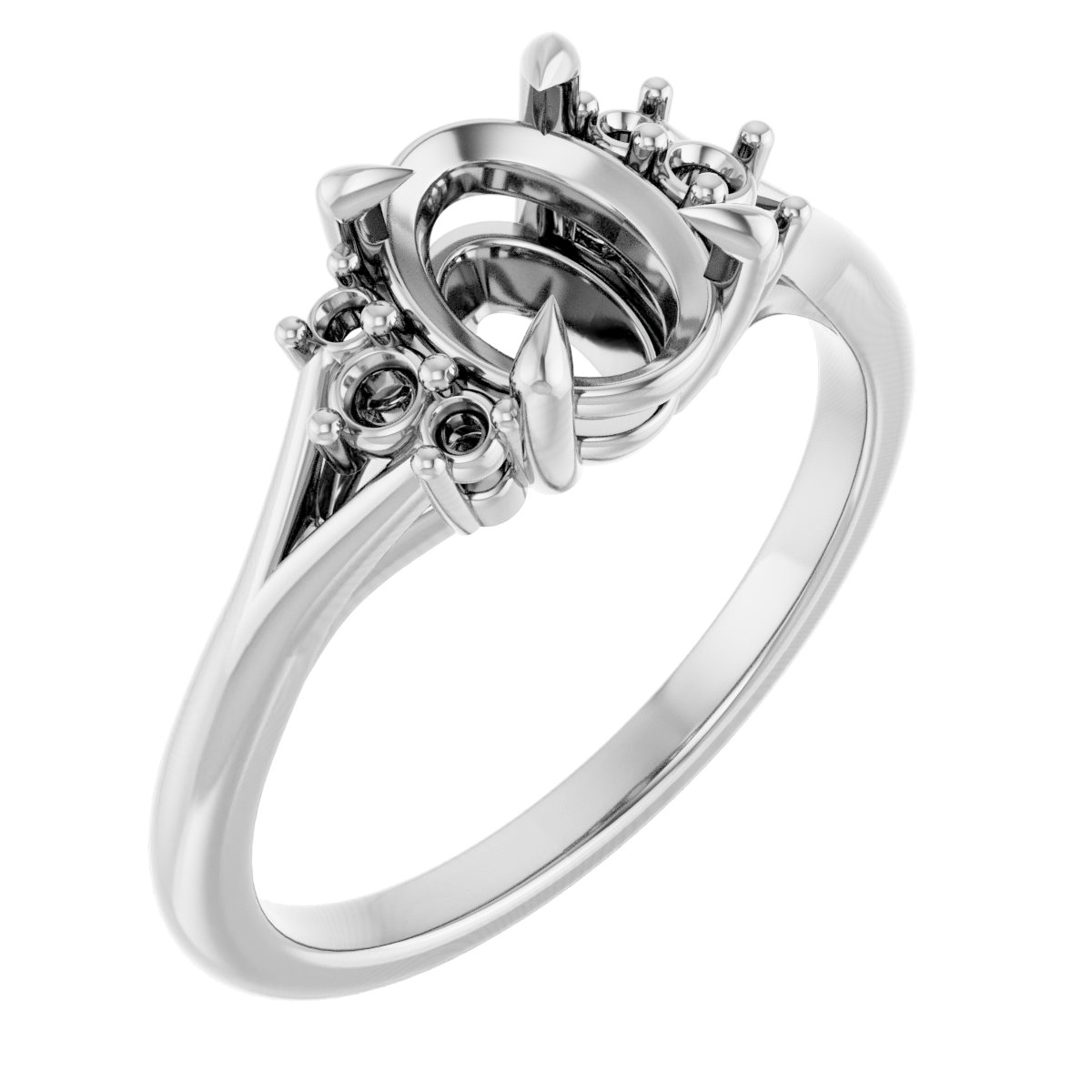 Accented Engagement Ring