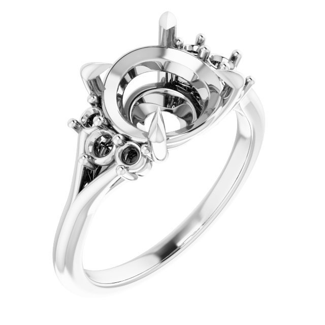 Accented Engagement Ring
