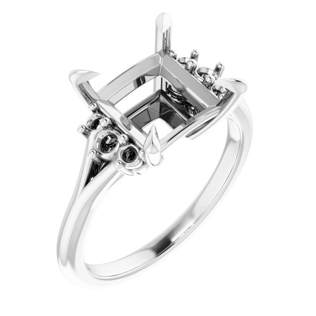 Accented Engagement Ring