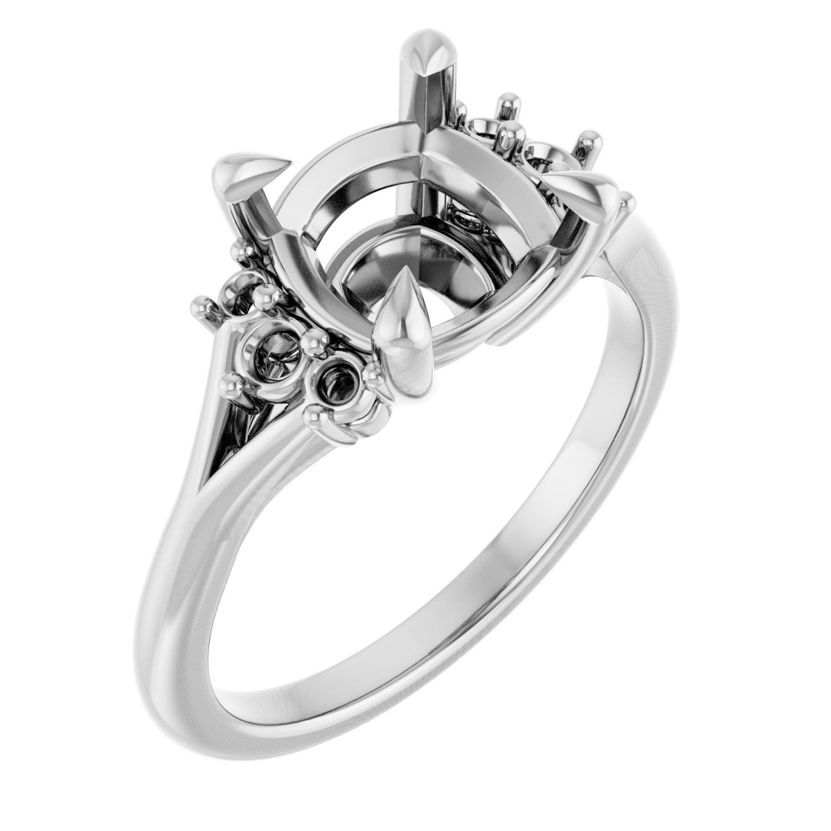 Accented Engagement Ring