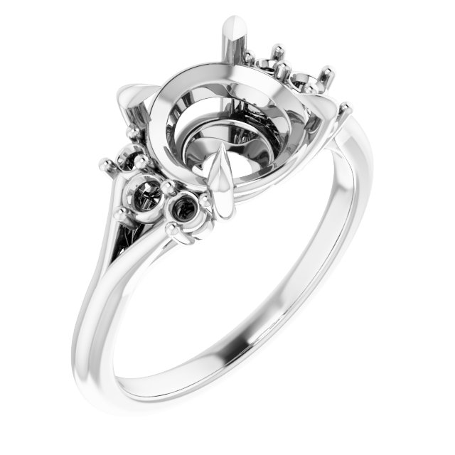 Accented Engagement Ring