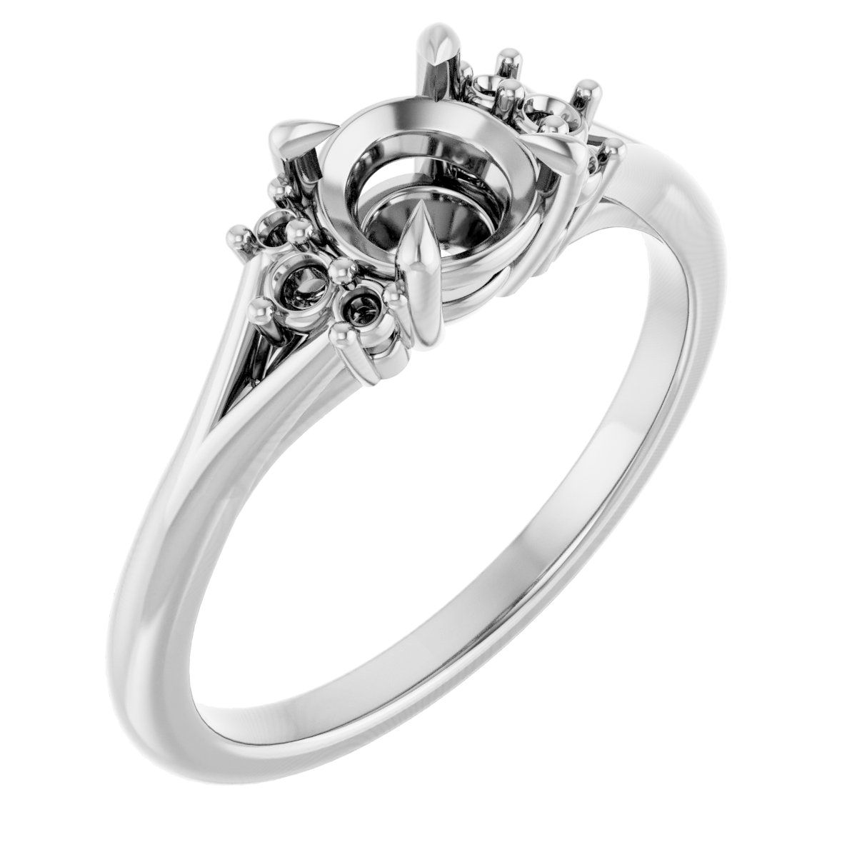 Accented Engagement Ring