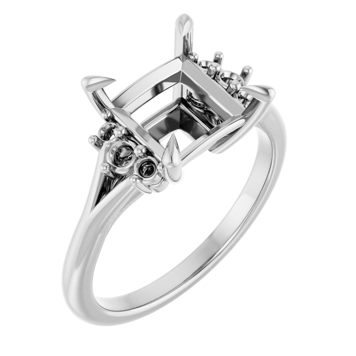 Accented Engagement Ring