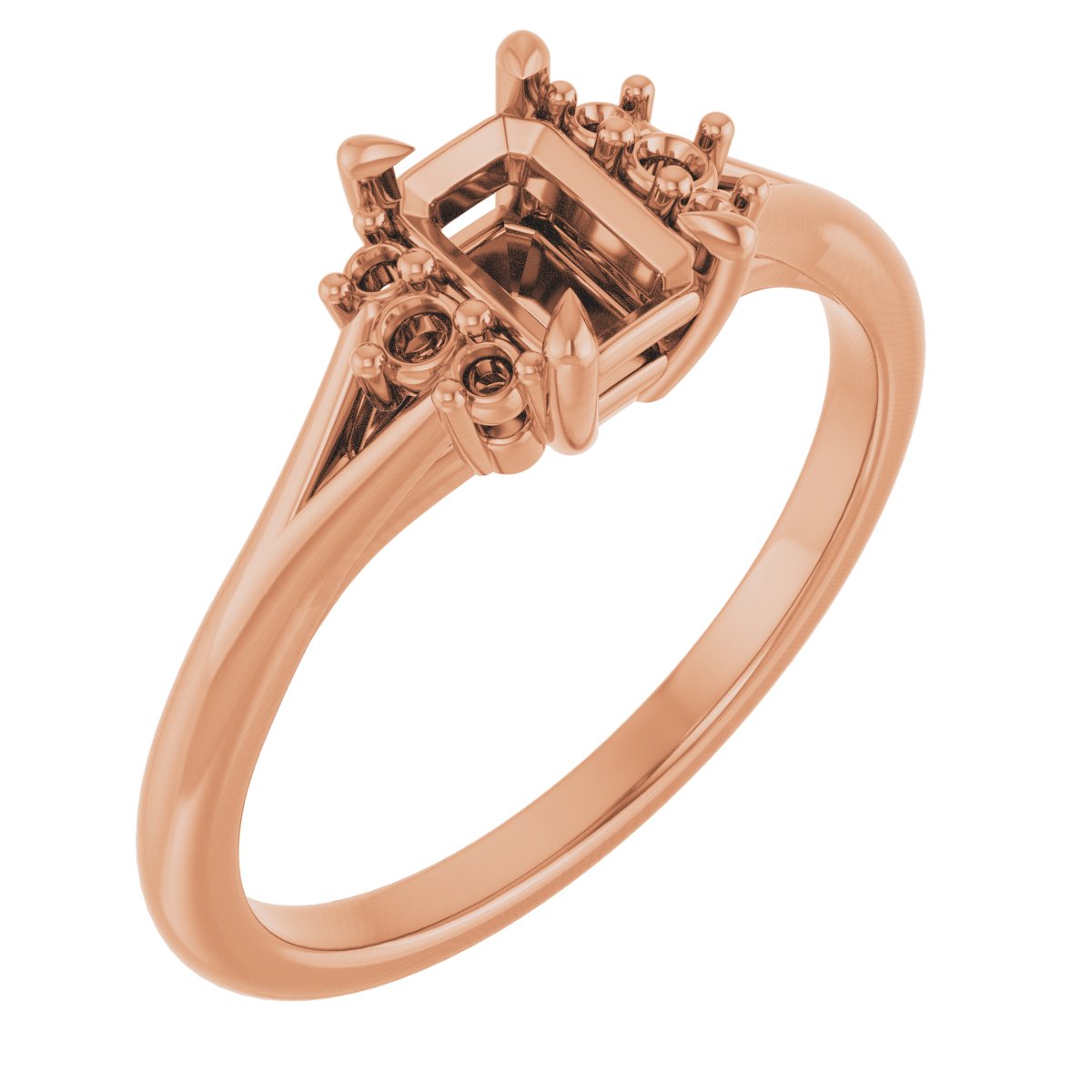 Accented Engagement Ring