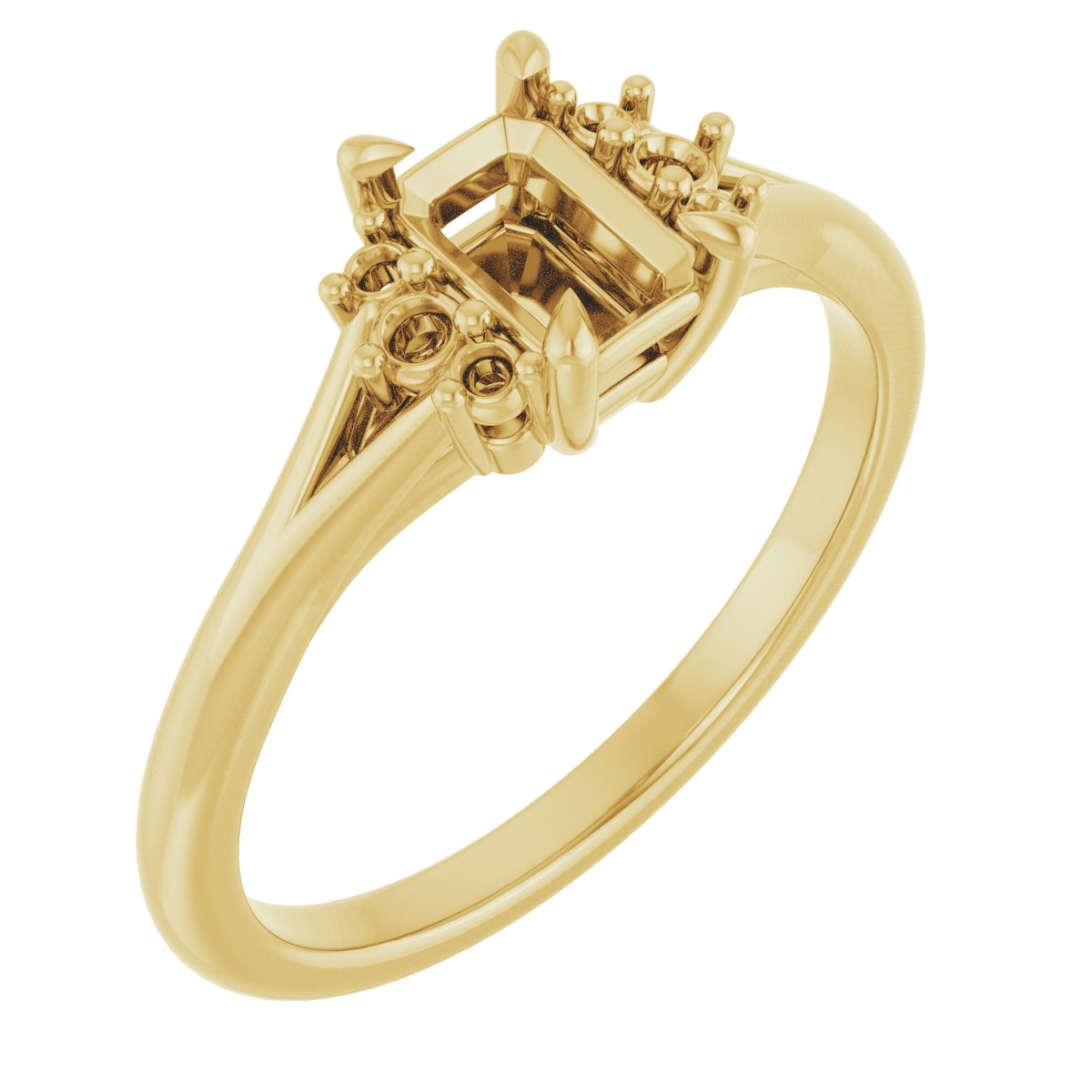 Accented Engagement Ring