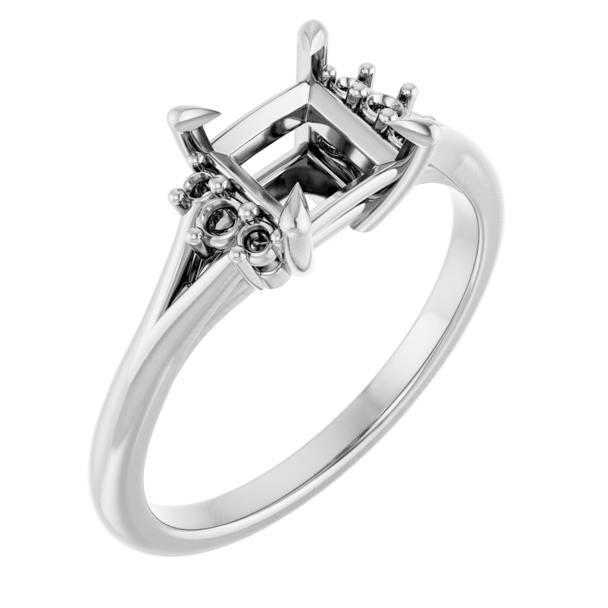 Accented Engagement Ring