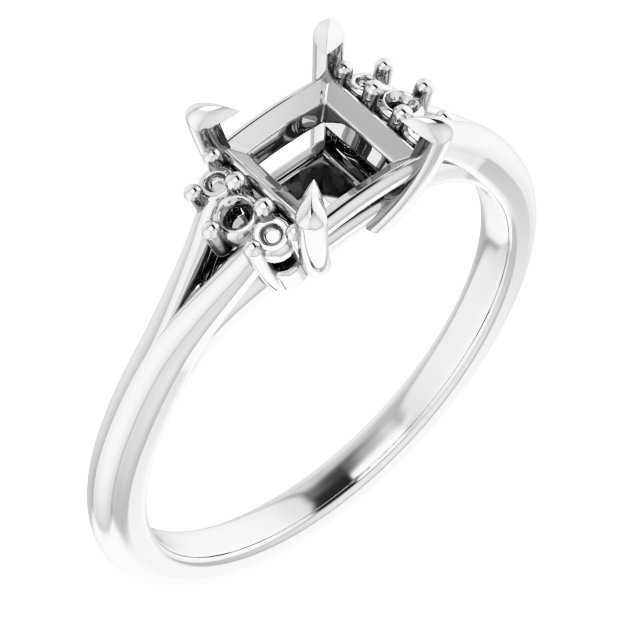 Accented Engagement Ring