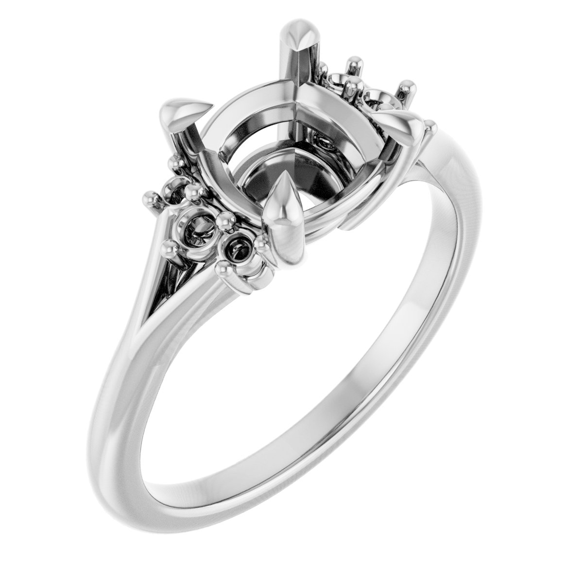 Accented Engagement Ring