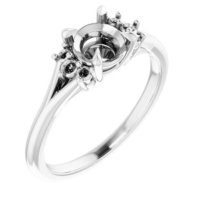 Accented Engagement Ring