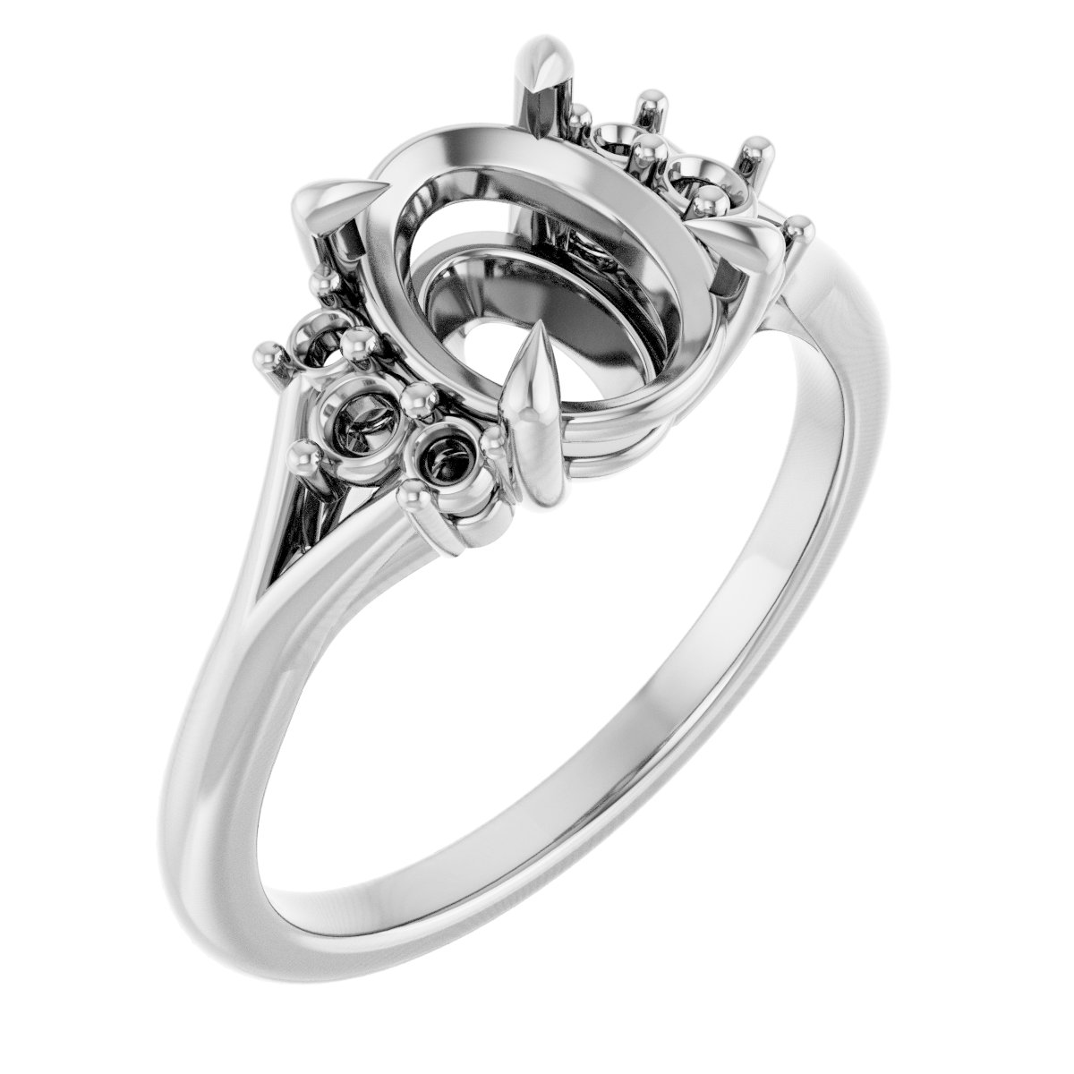 Accented Engagement Ring