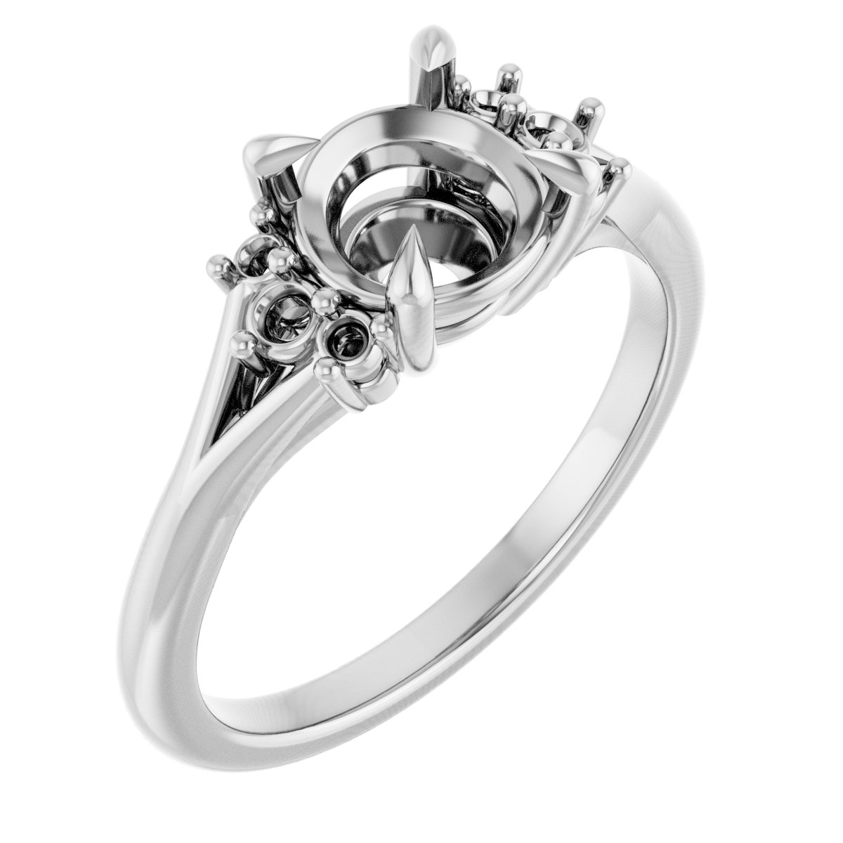 Accented Engagement Ring
