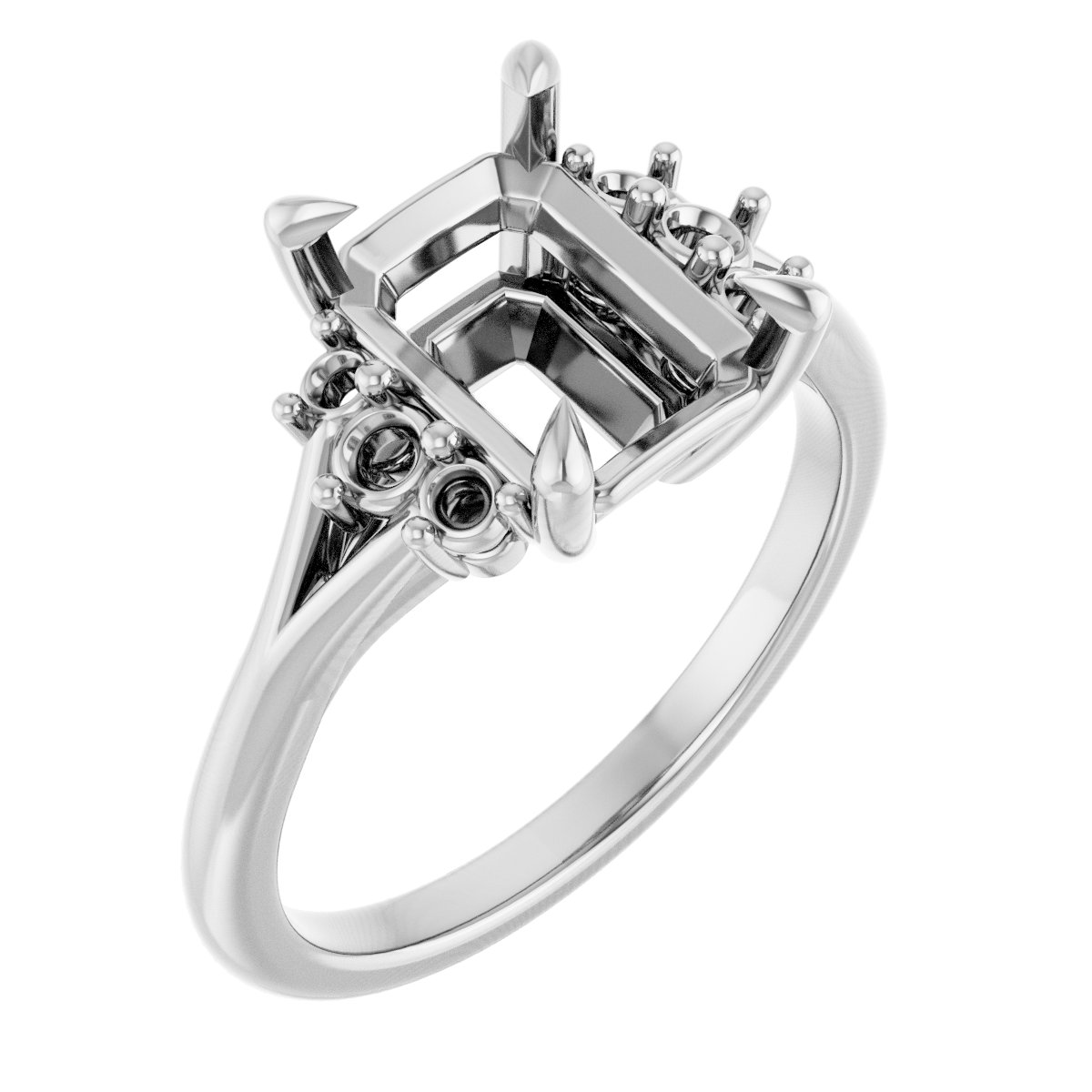 Accented Engagement Ring