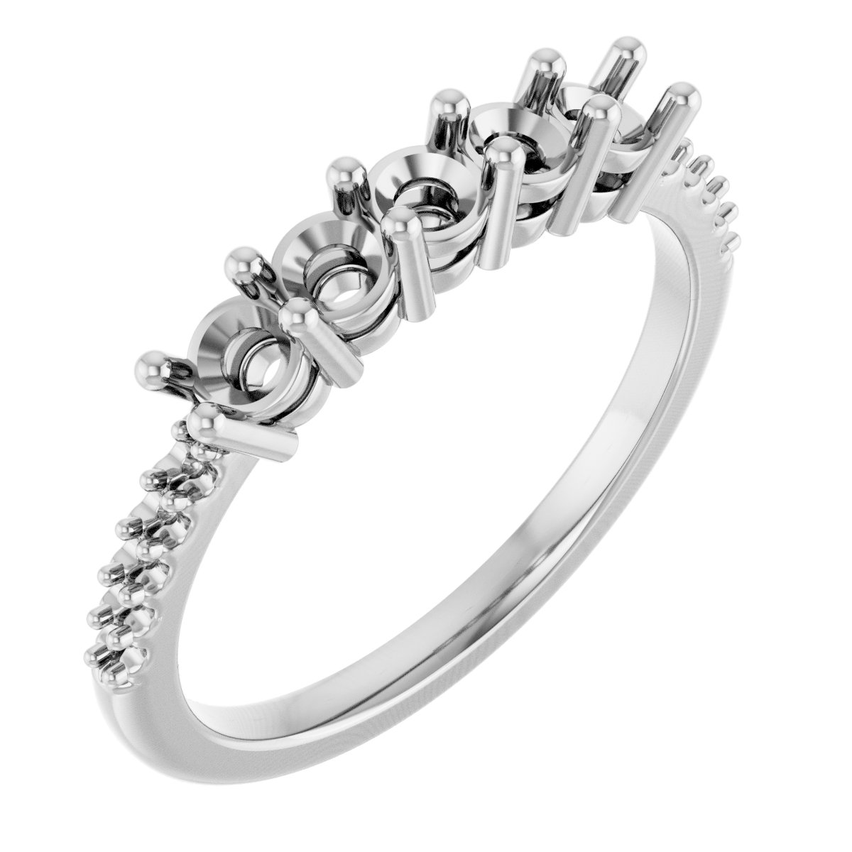 Accented Family Stackable Ring