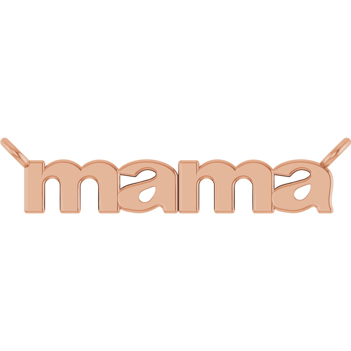 Mama Script Necklace or Center
