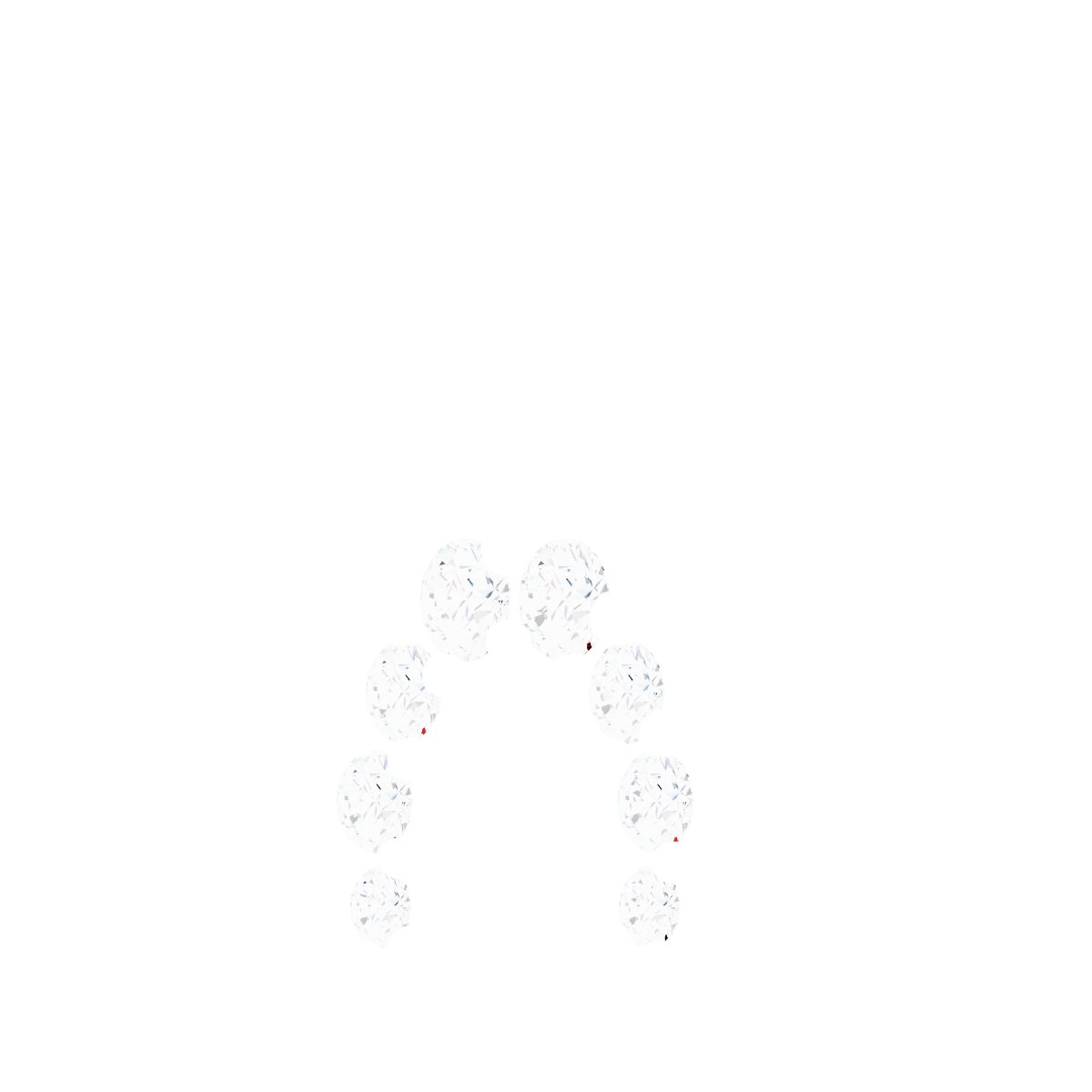 Alternative view of Accented Horseshoe Charm/Pendant