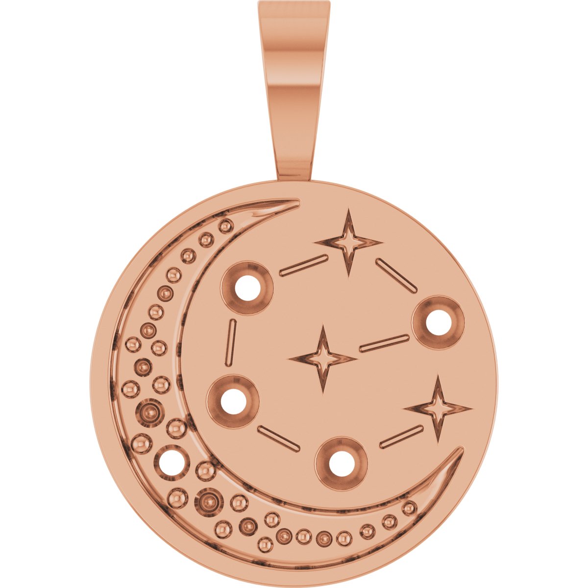 Moon & Star Family Necklace or Pendant