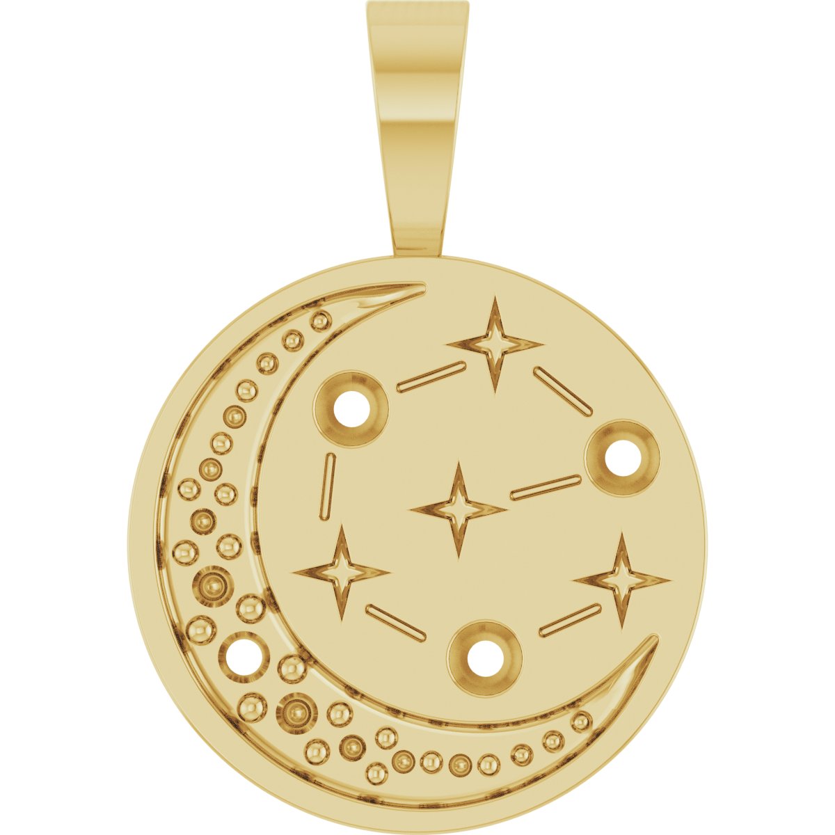Moon & Star Family Necklace or Pendant
