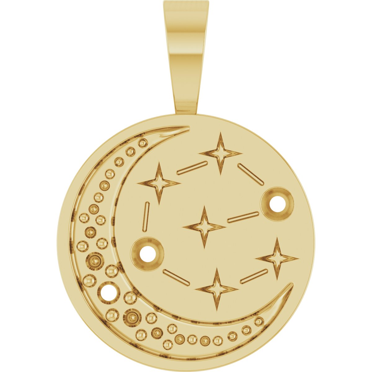 Moon & Star Family Necklace or Pendant