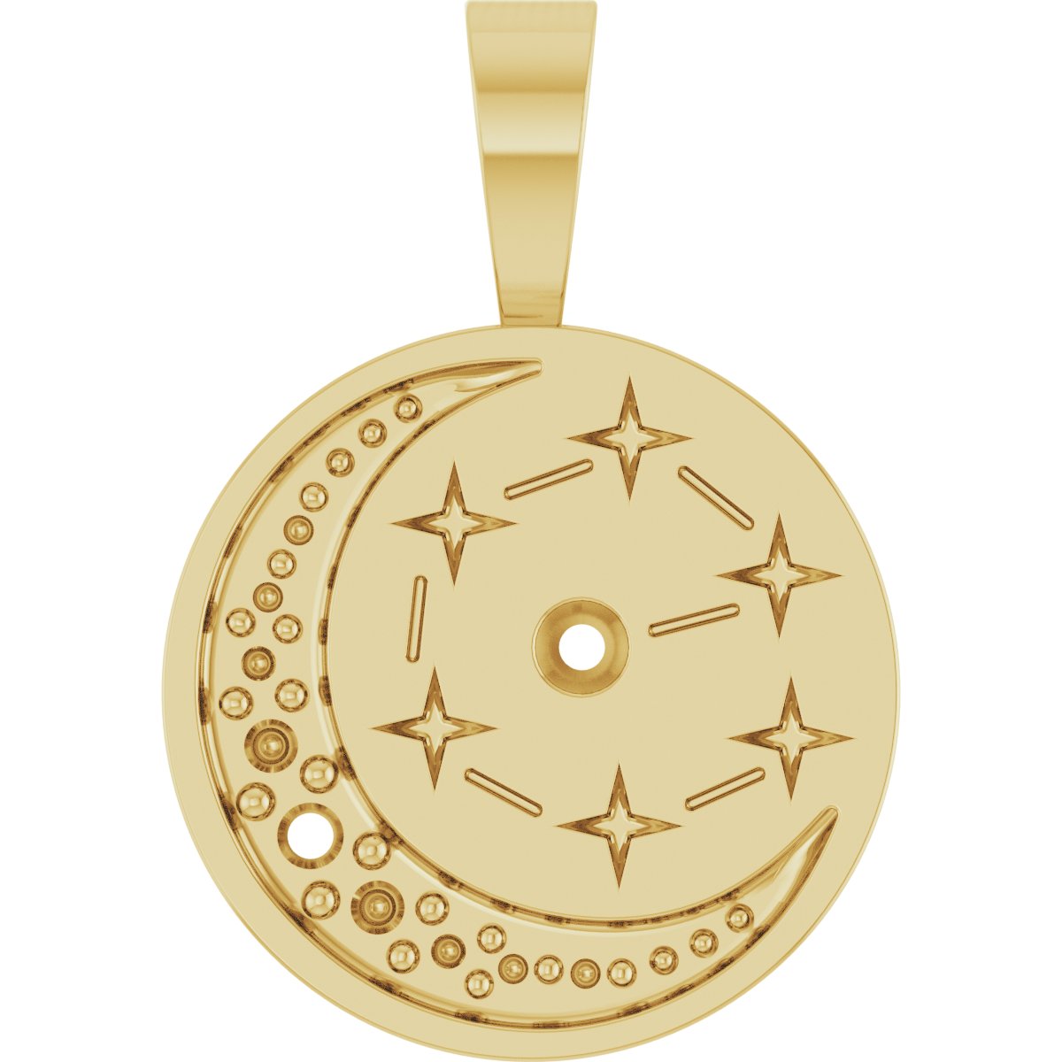 Moon & Star Family Necklace or Pendant