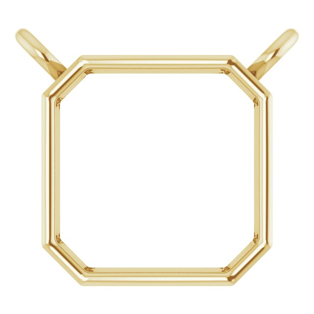 Bezel-Set Necklace Center