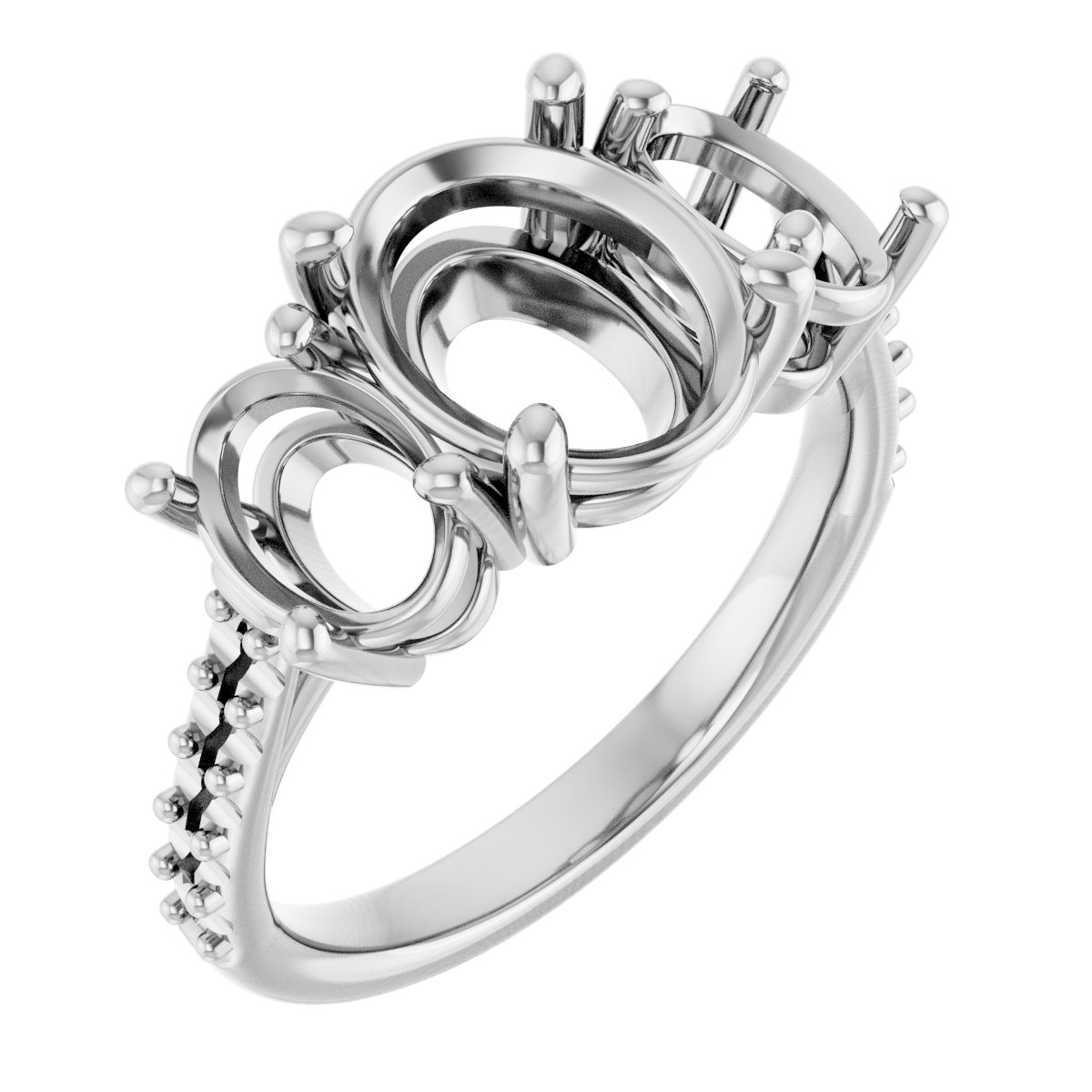 Three-Stone Engagement Ring