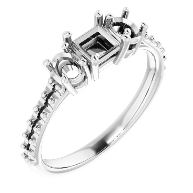 Three-Stone Engagement Ring