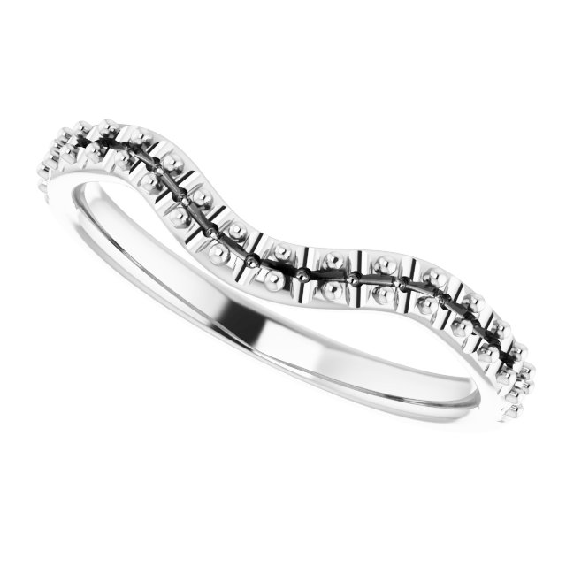 Band Mounting for 6.5 mm Square Ring view 5
