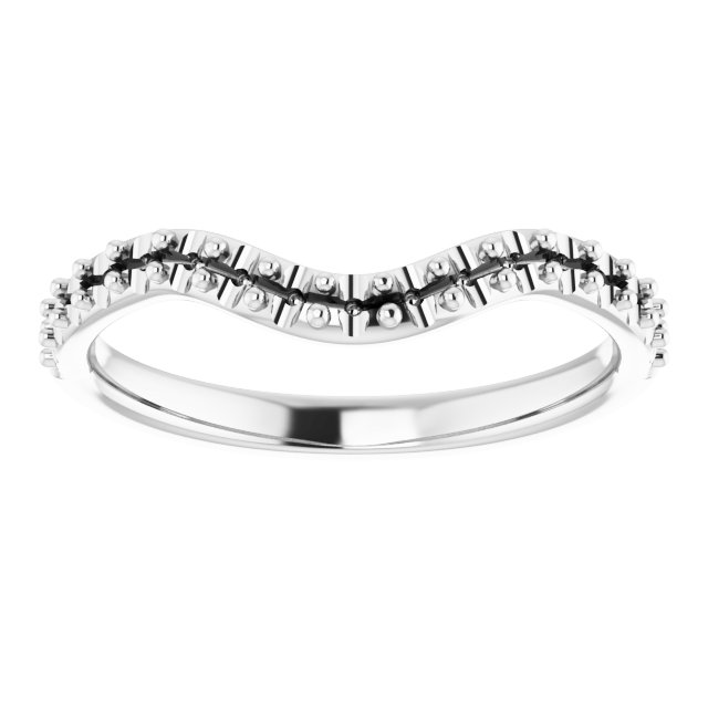 Band Mounting for 6.5 mm Square Ring view 3