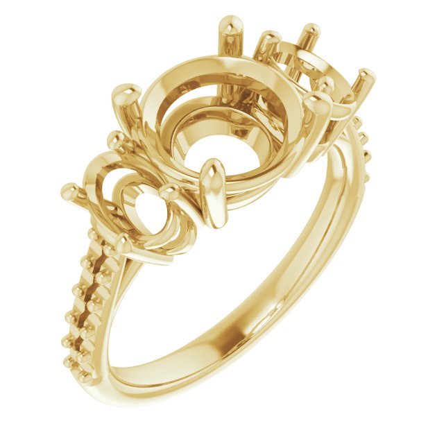 Three-Stone Engagement Ring
