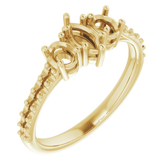 Three-Stone Engagement Ring
